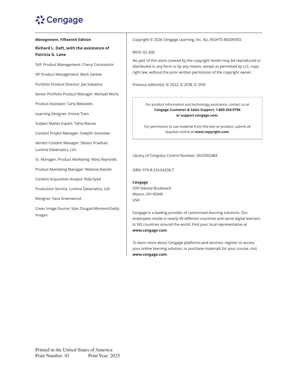 Preview page 3 of Management 15th Edition By Richard Daft eBook PDF