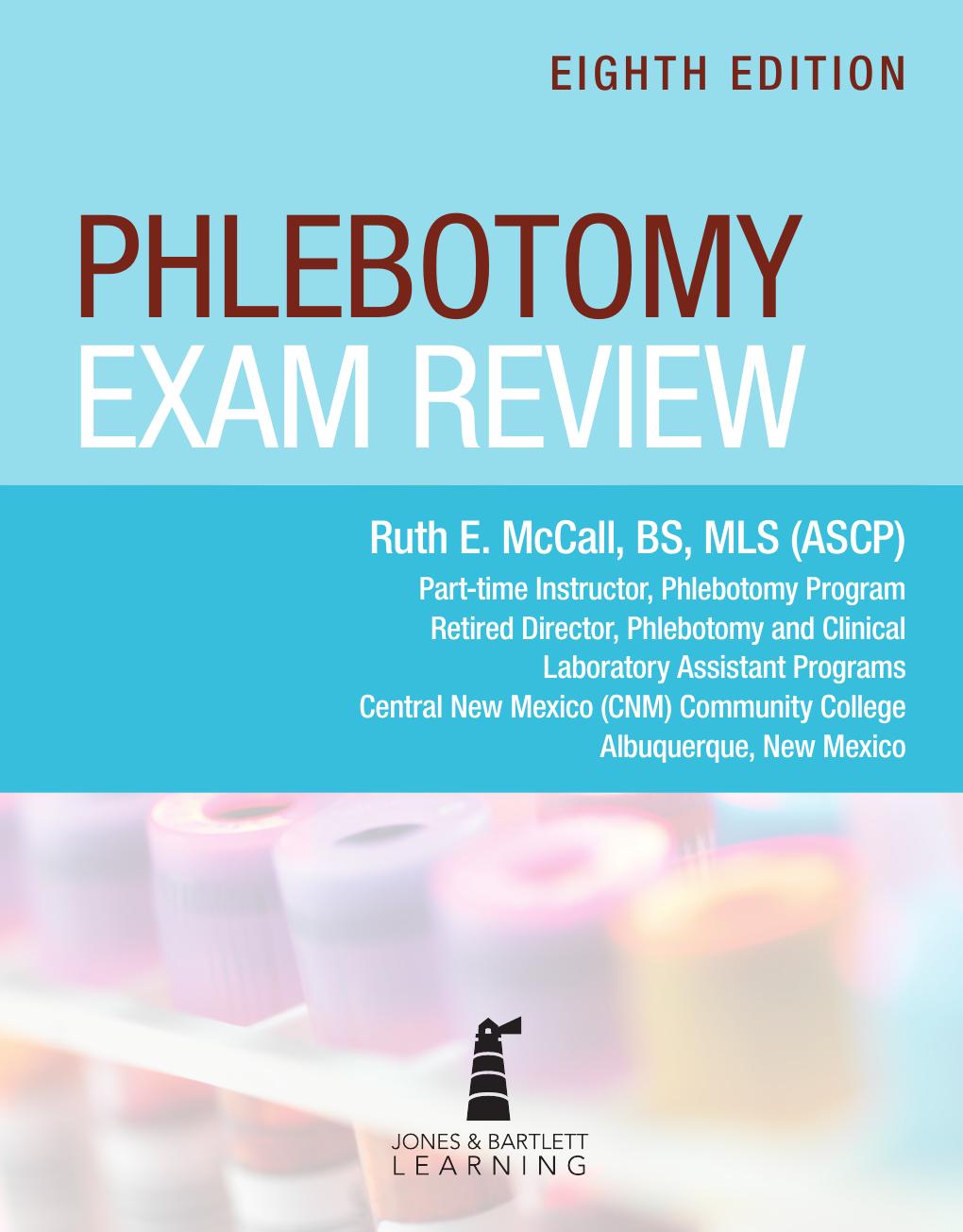 Preview page 2 of Phlebotomy Exam Review 8th Edition By Ruth McCall eBook PDF