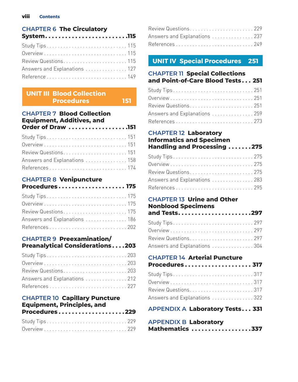 Preview page 9 of Phlebotomy Exam Review 8th Edition By Ruth McCall eBook PDF