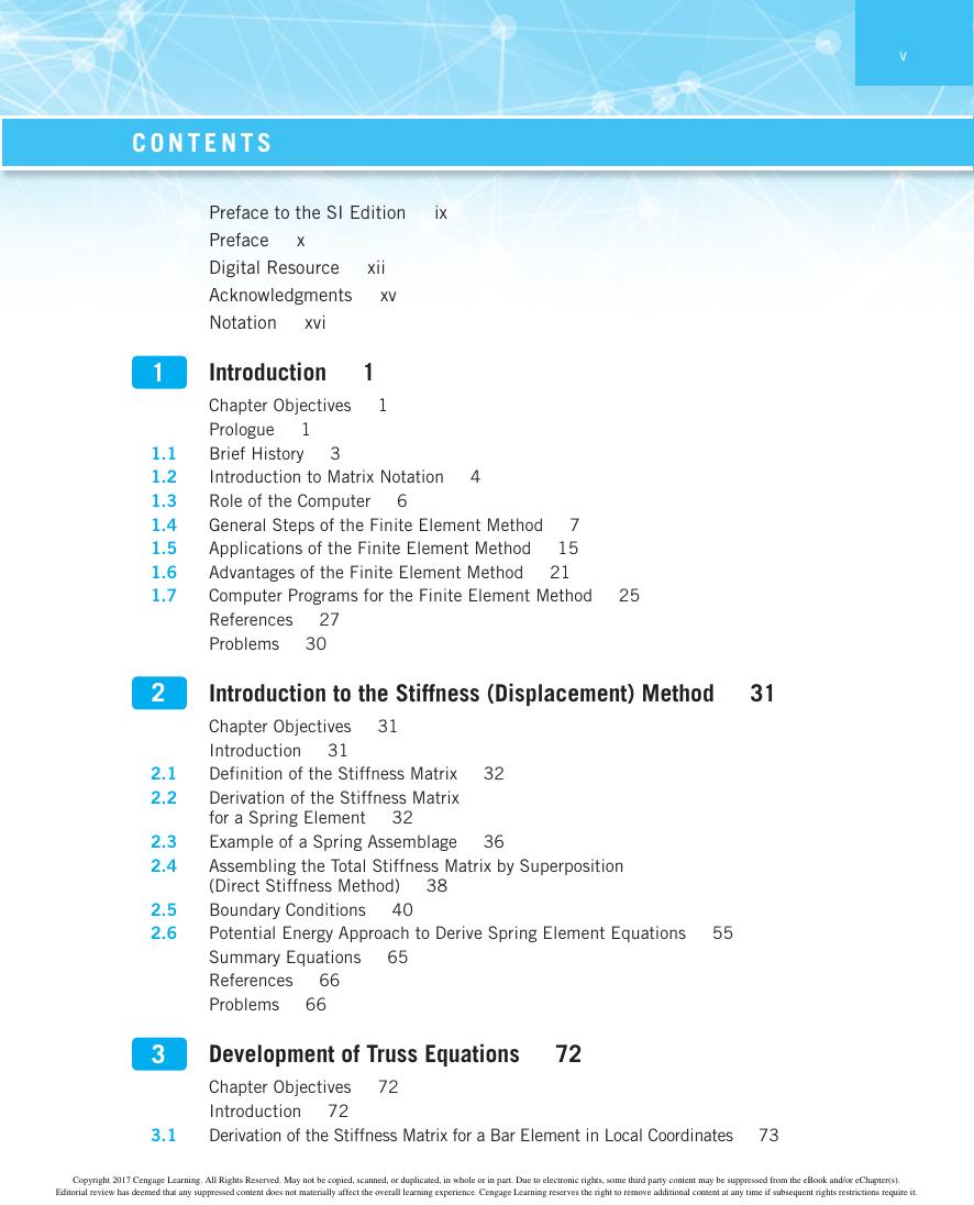 Preview page 8 of A First Course in the Finite Element Method Enhanced 6th Edition SI Version By Daryl L. Logan eBook PDF