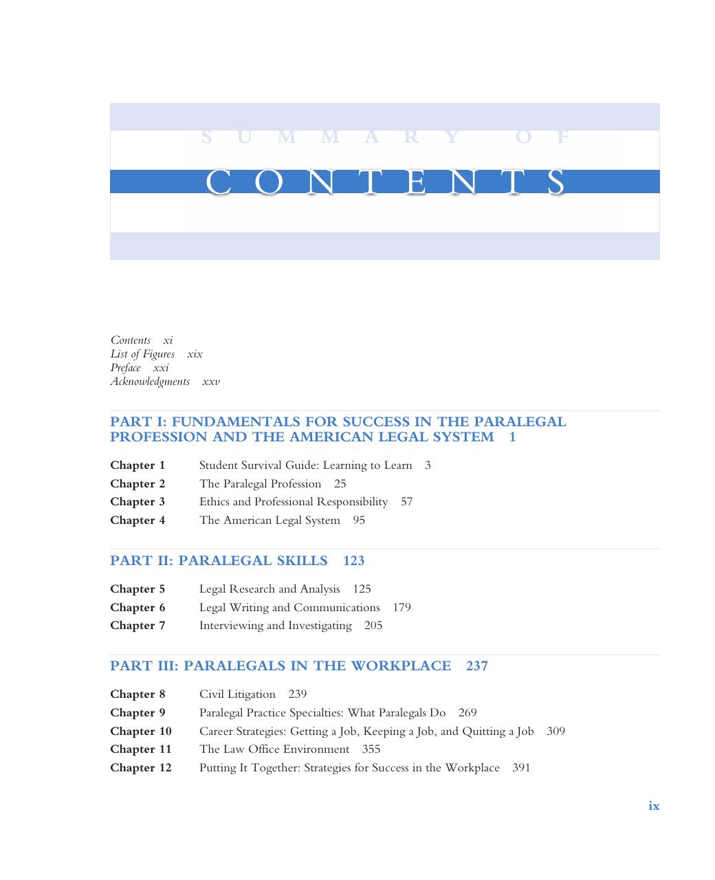 Preview page 10 of A Practical Introduction to Paralegal Studies 3rd Edition By Deborah Bouchoux eBook PDF