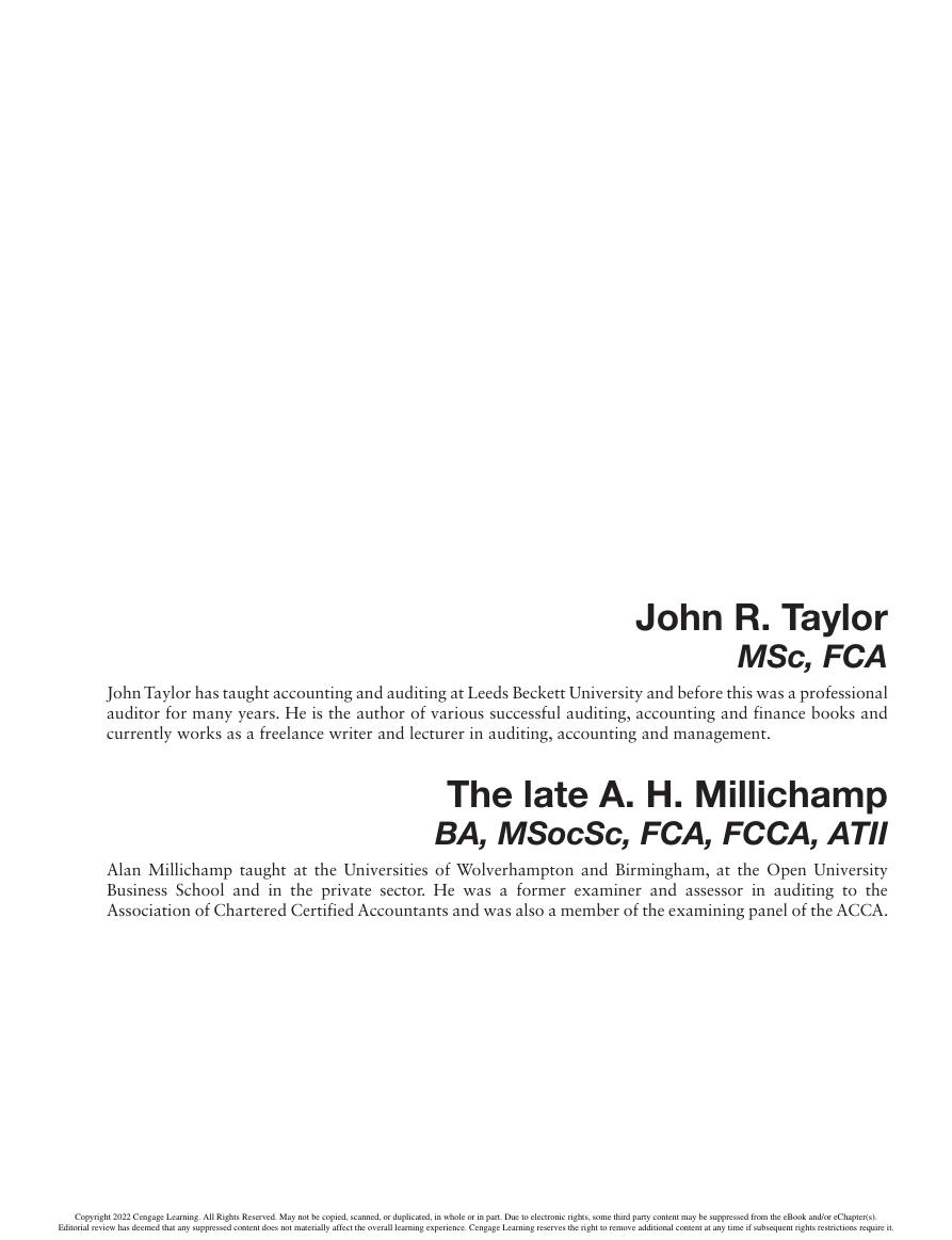 Preview page 5 of Auditing 12th Edition By Alan Millichamp, John Taylor eBook PDF