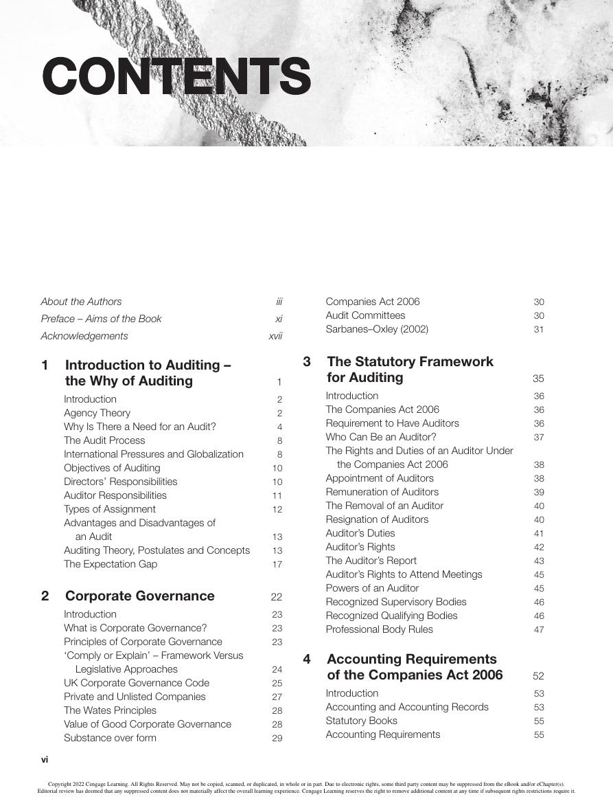 Preview page 8 of Auditing 12th Edition By Alan Millichamp, John Taylor eBook PDF