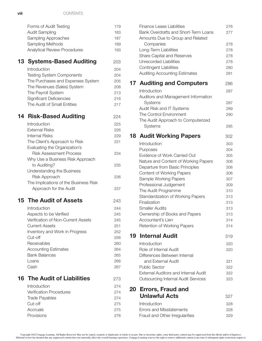 Preview page 10 of Auditing 12th Edition By Alan Millichamp, John Taylor eBook PDF