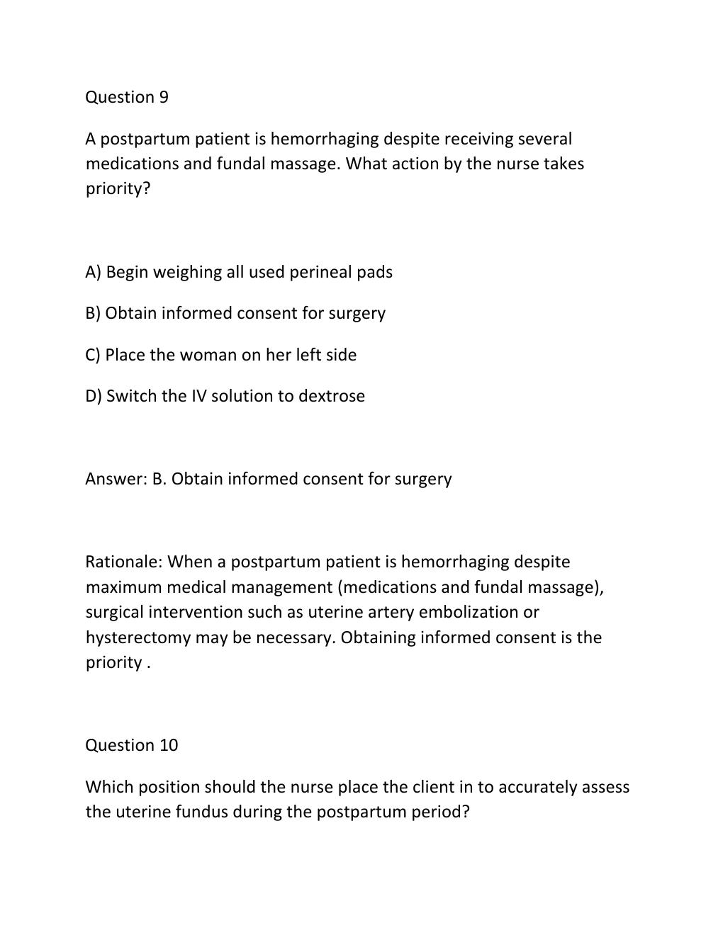 Preview page 8 of NSG 3500 EXAM 3 Practice Test Bank Complete Practice Test –  2026-2027.