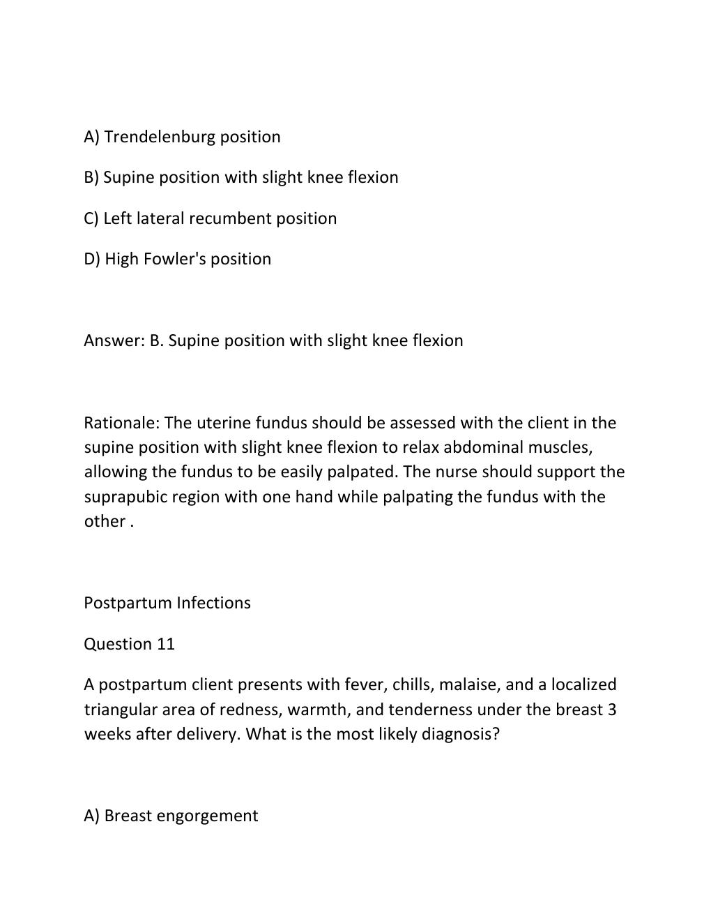 Preview page 9 of NSG 3500 EXAM 3 Practice Test Bank Complete Practice Test –  2026-2027.