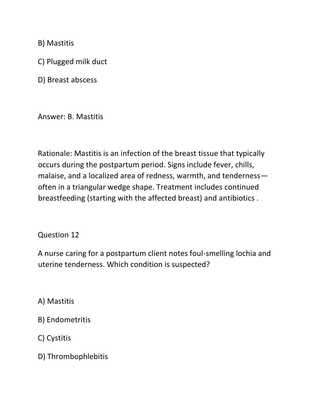 Preview page 10 of NSG 3500 EXAM 3 Practice Test Bank Complete Practice Test –  2026-2027.