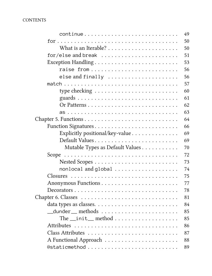 Preview page 5 of eBook Zero to Py A Comprehensive Guide to Learning the Python Programming Language By Michael Green