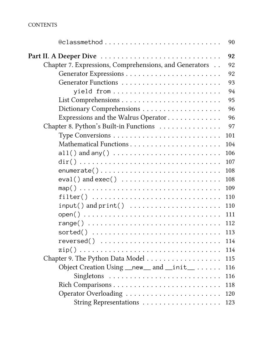 Preview page 6 of eBook Zero to Py A Comprehensive Guide to Learning the Python Programming Language By Michael Green