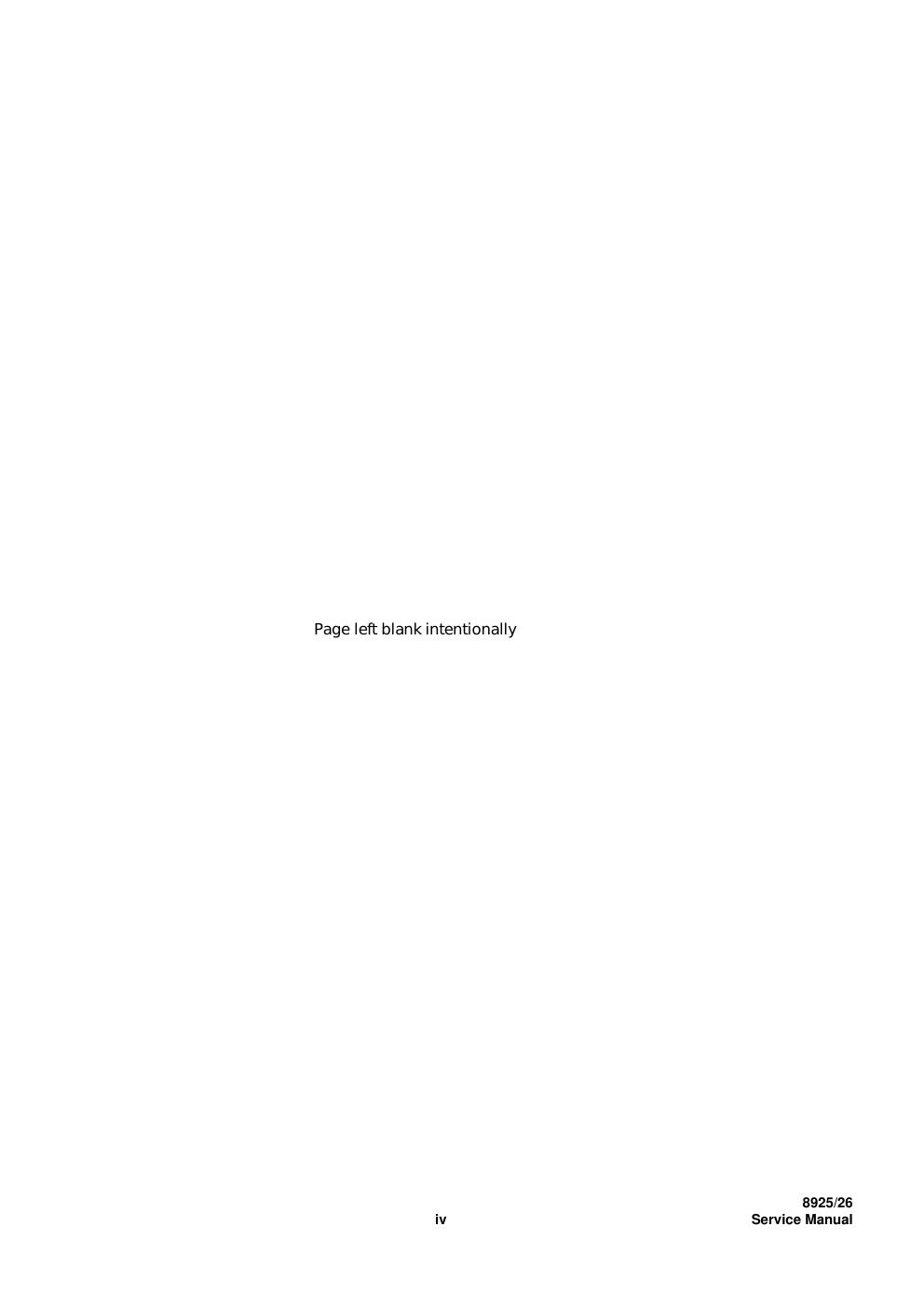 Preview page 5 of Massey Ferguson Telescopic Handler 8925 Service Manual
