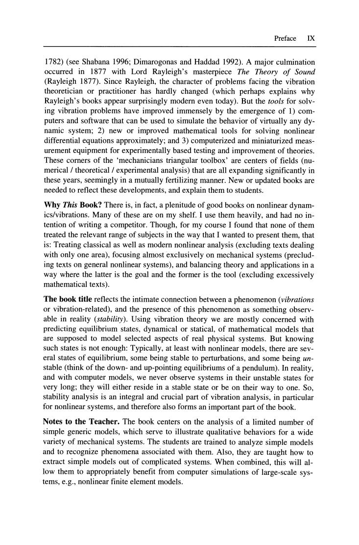 Preview page 9 of eBook Vibrations and Stability 2nd Edition By  Jon Juel Thomsen