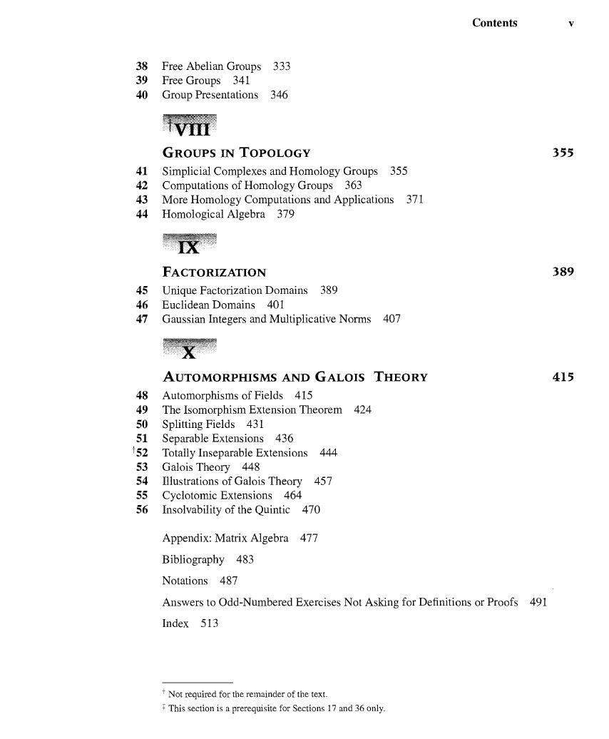 Preview page 4 of A first Course in Abstract Algebra, 7th Edition By John Fraleigh eBook