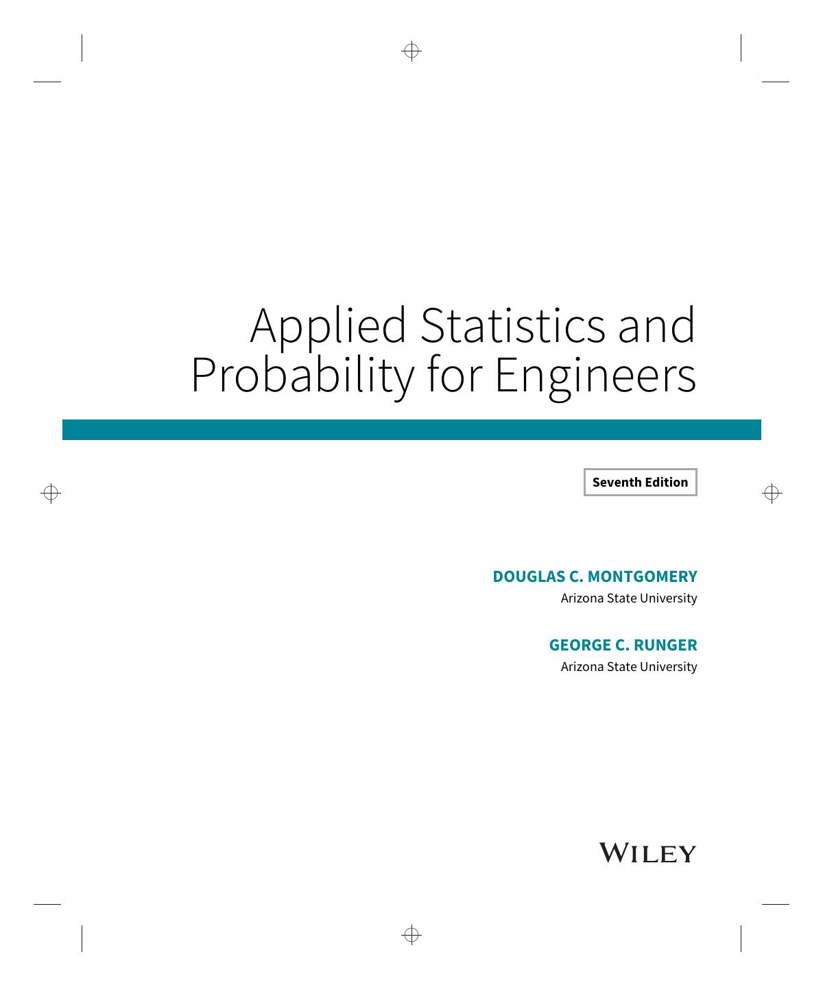 Preview page 3 of Applied Statistics and Probability for Engineers, 7e Montgomery, Runger eBook