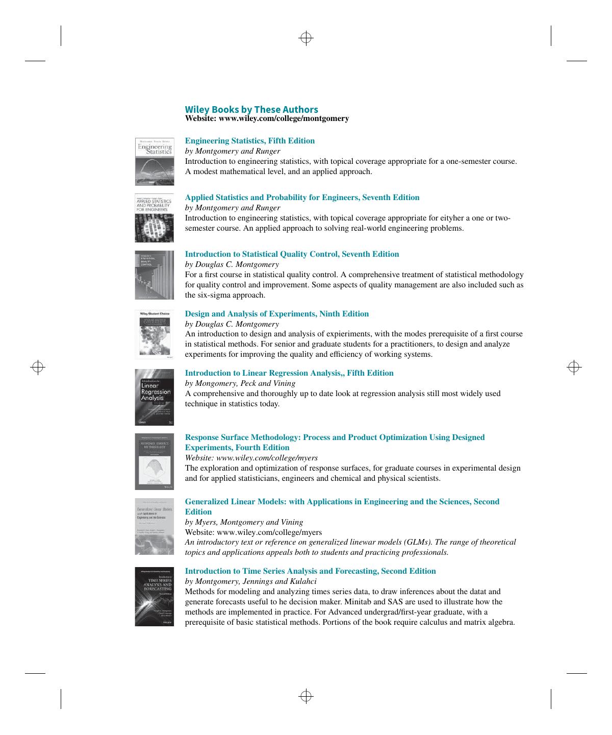 Preview page 5 of Applied Statistics and Probability for Engineers, 7e Montgomery, Runger eBook