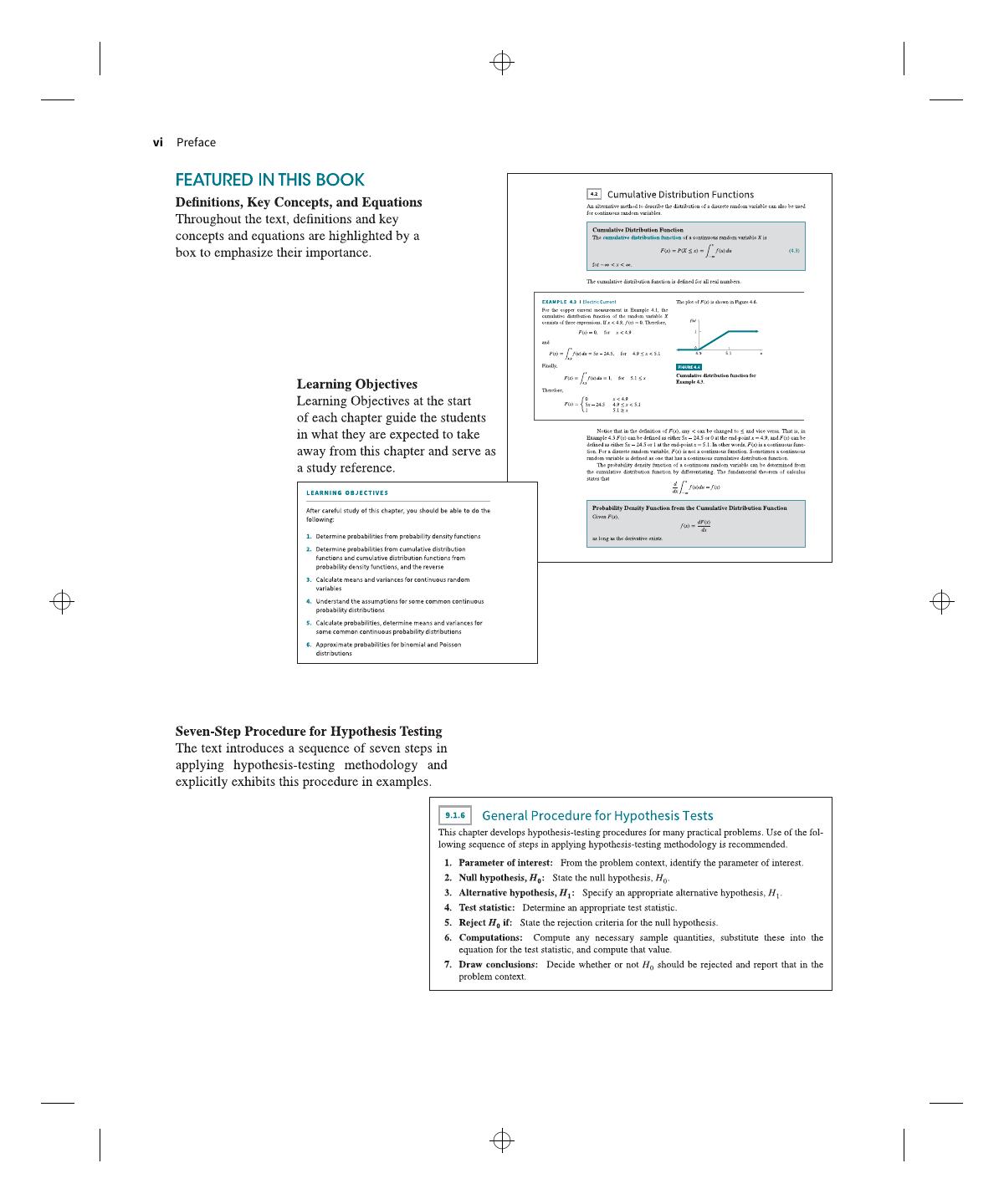Preview page 8 of Applied Statistics and Probability for Engineers, 7e Montgomery, Runger eBook