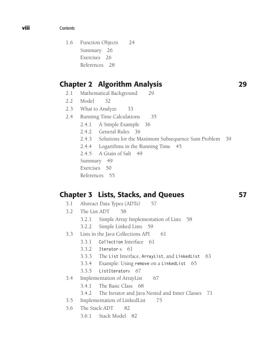 Preview page 10 of Data Structures and Algorithm Analysis in Java, 3rd Edition By Mark A. Weiss eBook