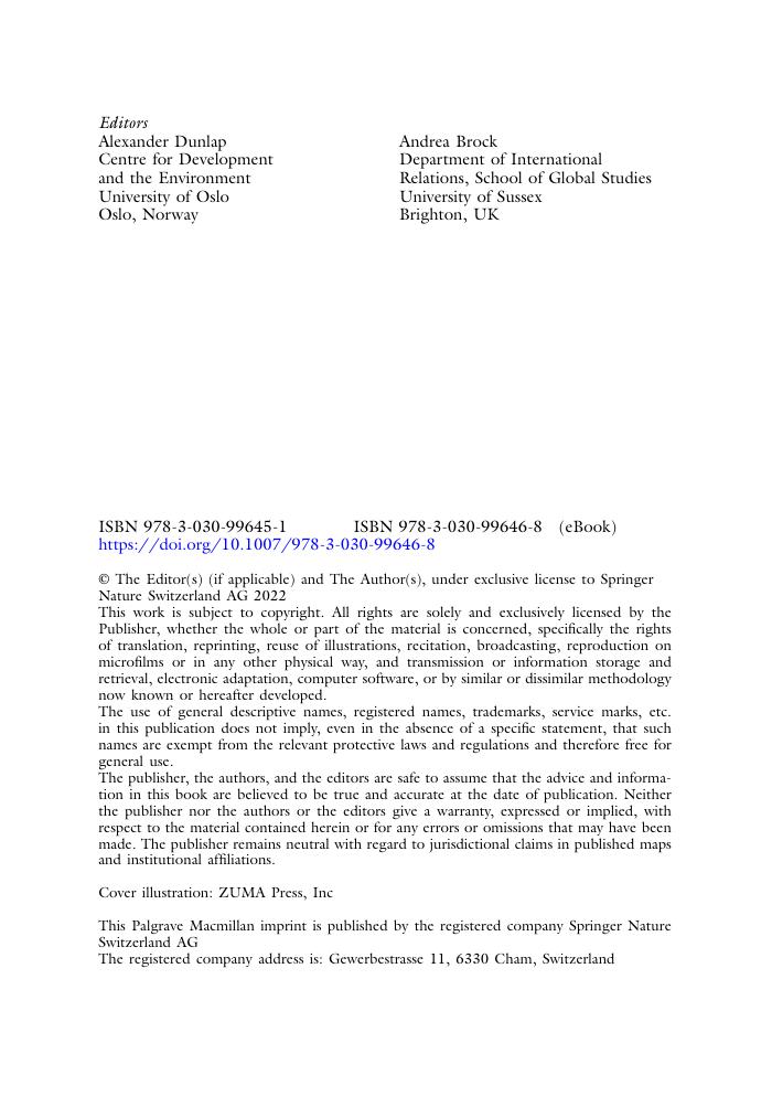Preview page 5 of Enforcing Ecocide Power, Policing & Planetary Militarization, 1st Edition By Alexander Dunlap, Andrea Brock eBook