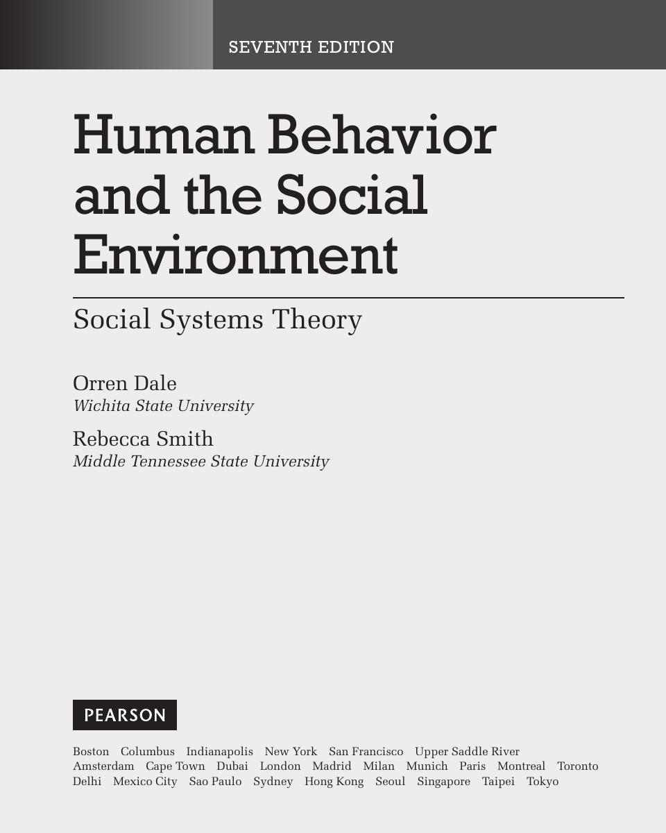 Preview page 8 of Human Behavior and the Social Environment Shifting Paradigms in Essential Knowledge for Social Work Practice, 7th Editio