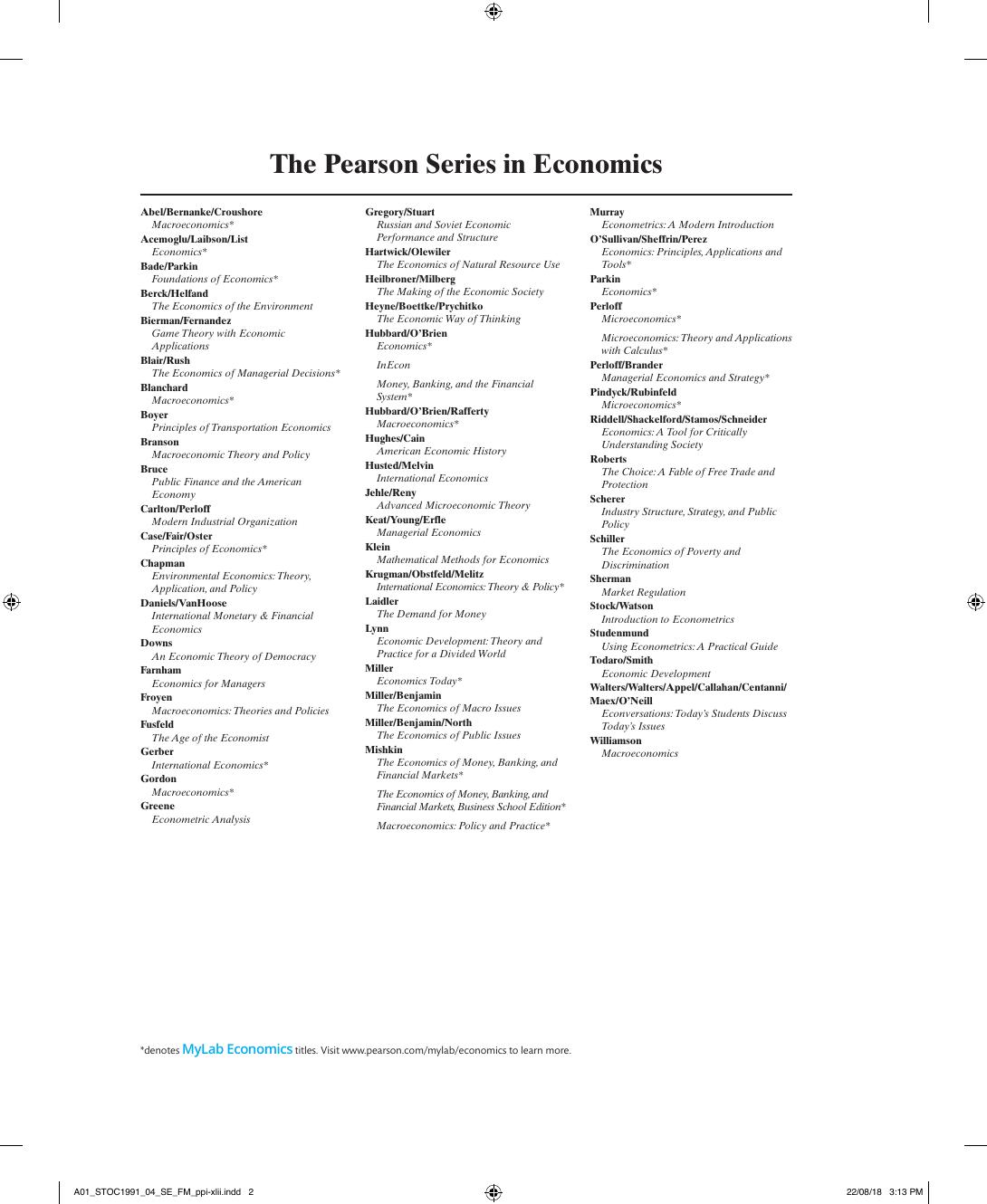 Preview page 5 of Introduction to Econometrics, 4th edition By James Stock, Mark Watson eBook