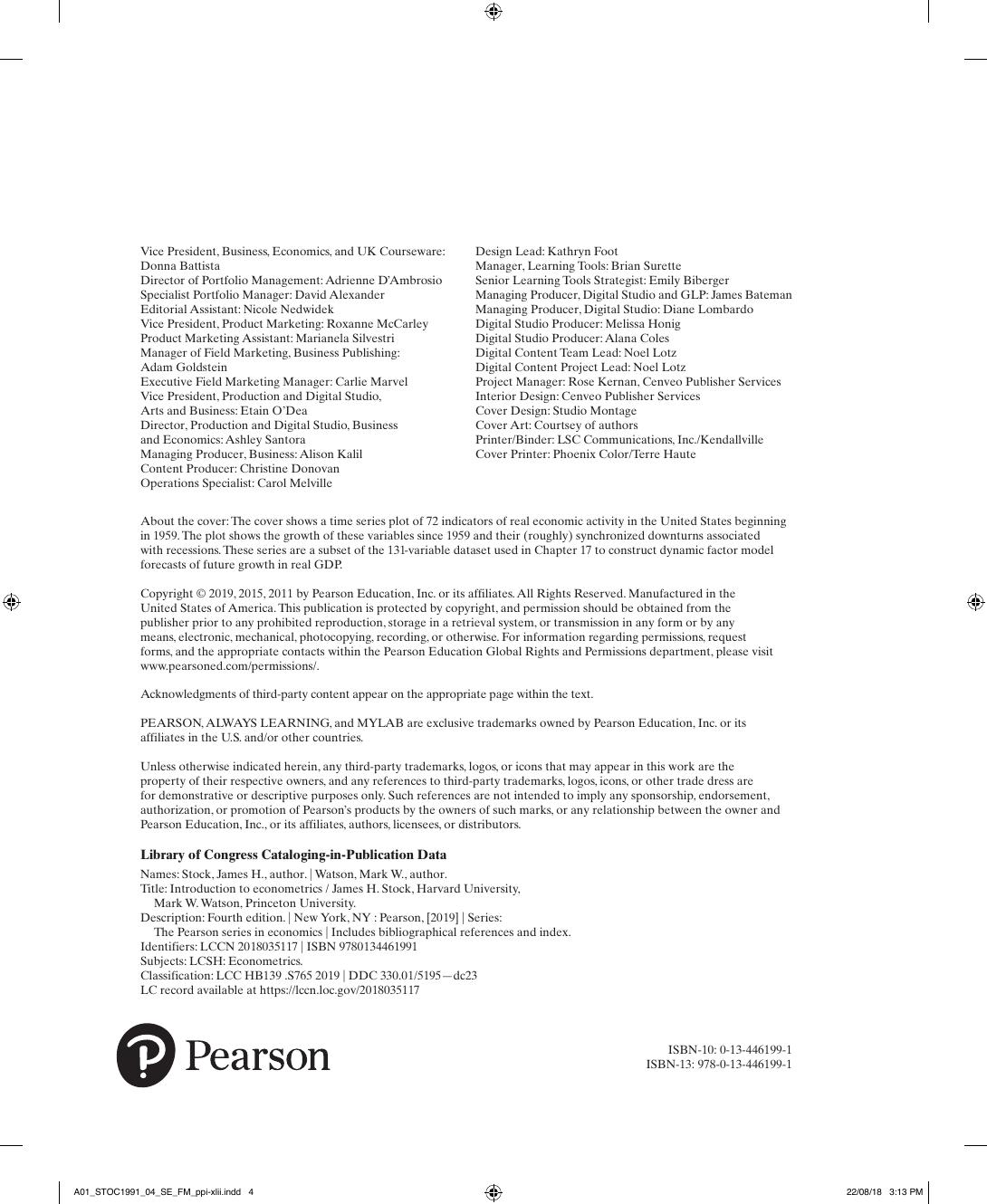 Preview page 7 of Introduction to Econometrics, 4th edition By James Stock, Mark Watson eBook