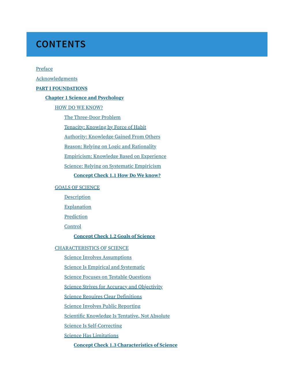 Preview page 10 of Research Methods Concepts and Connections, 3rd Edition By Michael Passer eBook