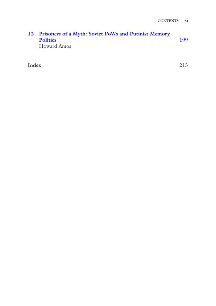 Preview page 10 of Researching Memory and Identity in Russia and Eastern Europe Interdisciplinary Methodologies, 1st Edition By Jade McGlyn