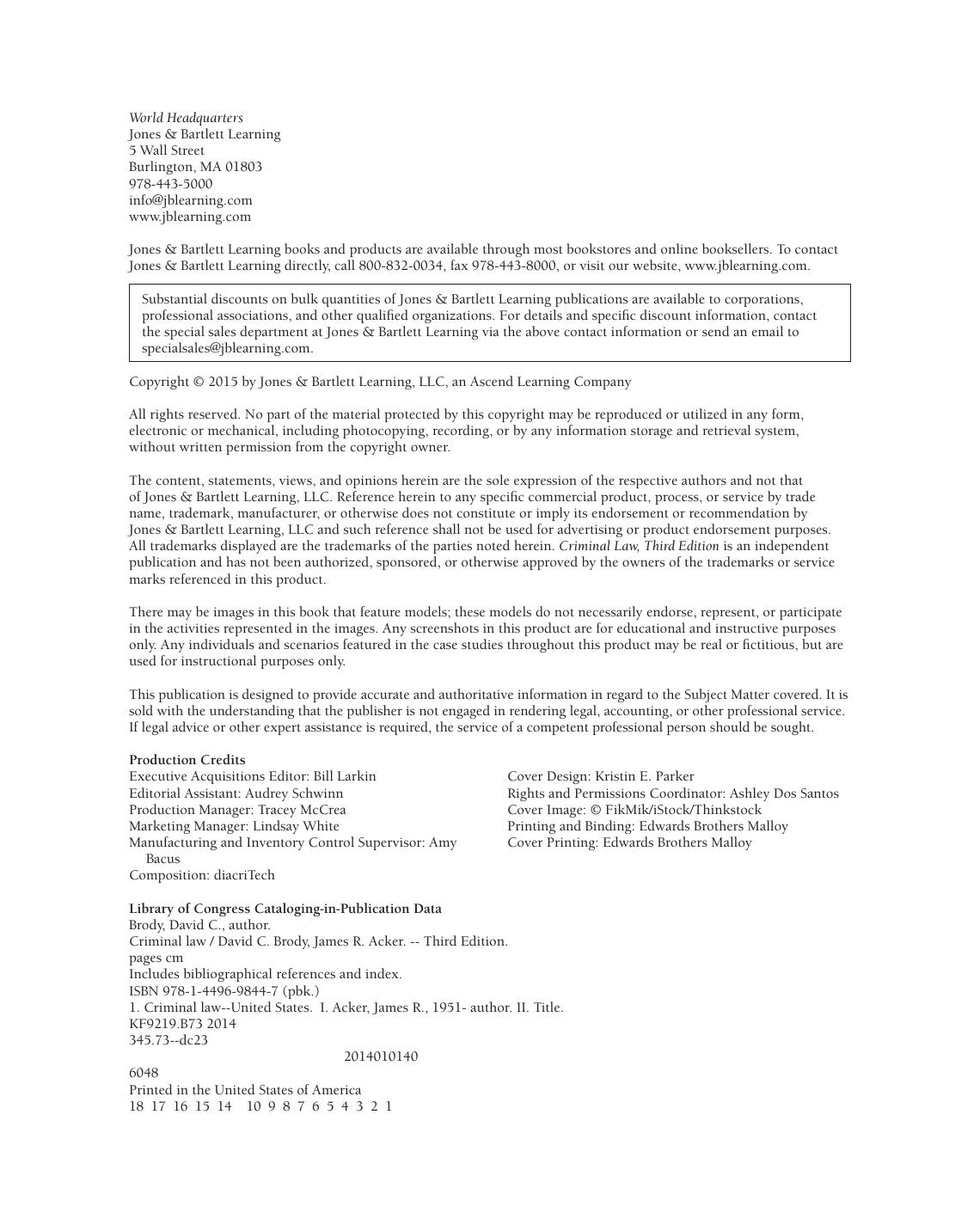 Preview page 3 of Criminal Law 3rd Edition By David Brody, James Acker eBook PDF