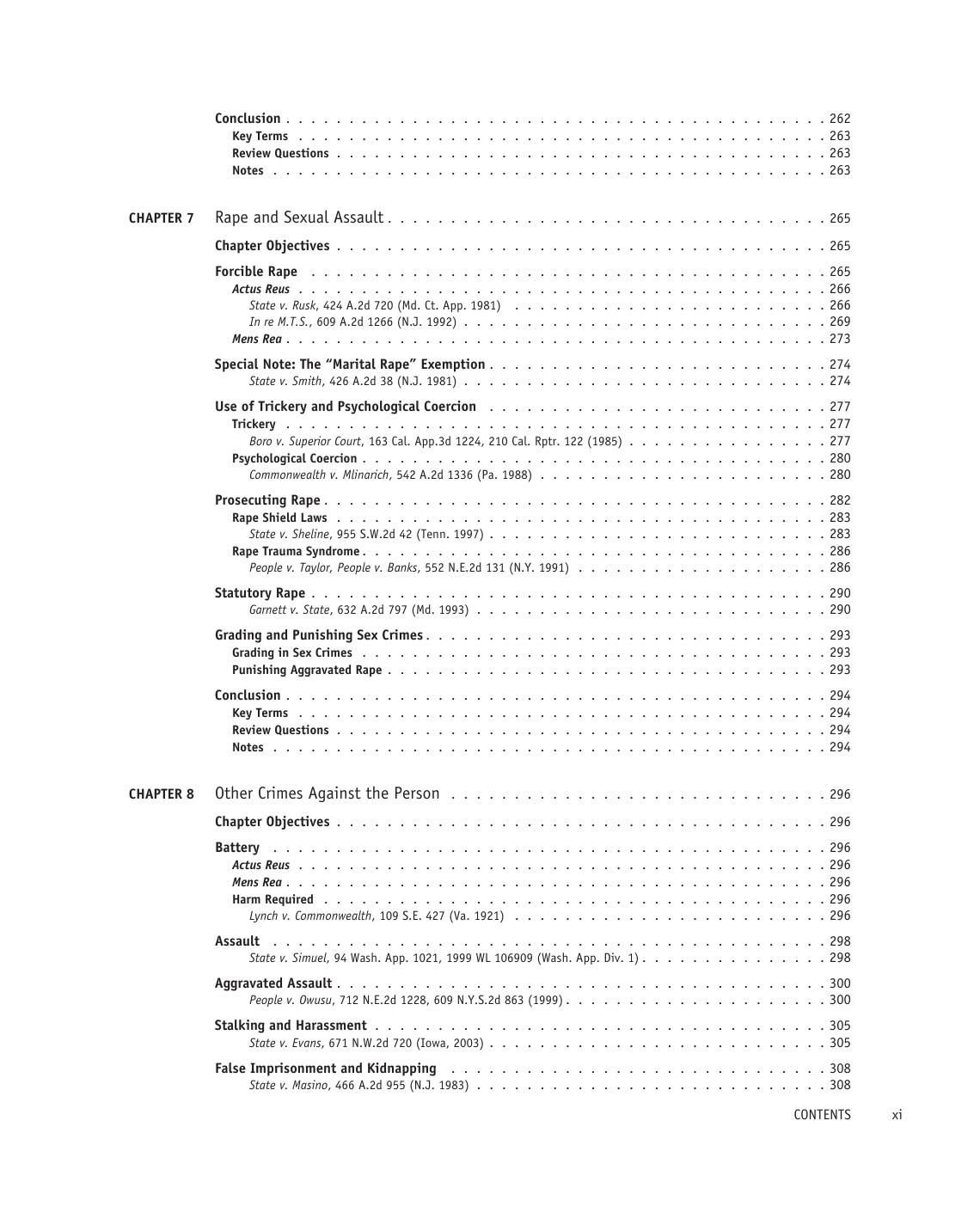Preview page 10 of Criminal Law 3rd Edition By David Brody, James Acker eBook PDF