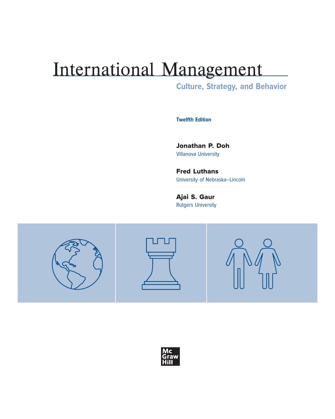 Preview page 2 of International Management 10th Edition By Jonathan Doh, Fred Luthans eBook PDF