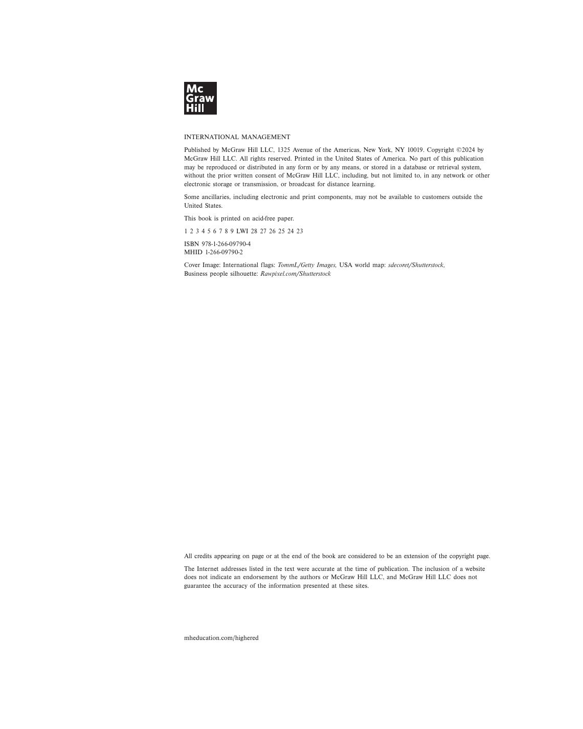Preview page 3 of International Management 10th Edition By Jonathan Doh, Fred Luthans eBook PDF