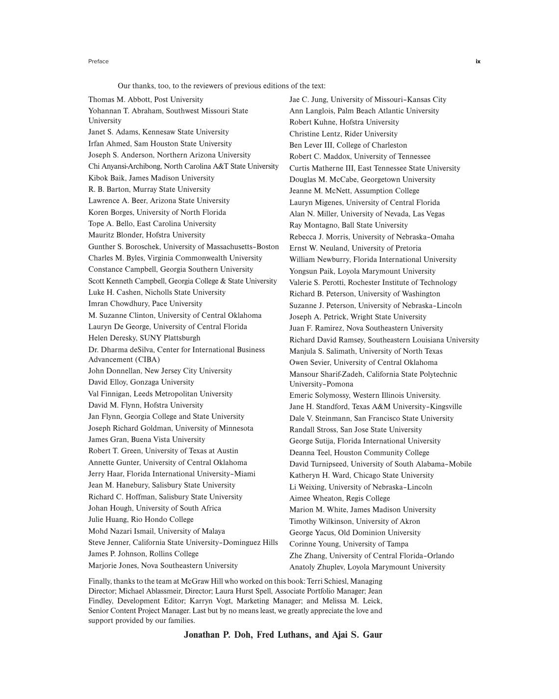 Preview page 10 of International Management 10th Edition By Jonathan Doh, Fred Luthans eBook PDF