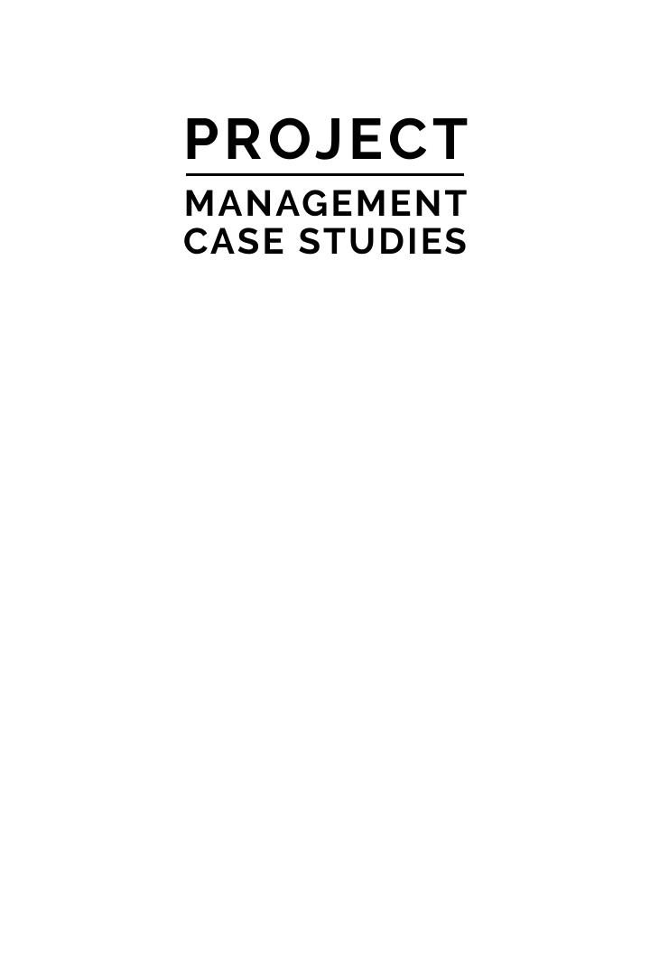Preview page 3 of Project Management Case Studies 7th Edition By Harold Kerzner eBook PDF