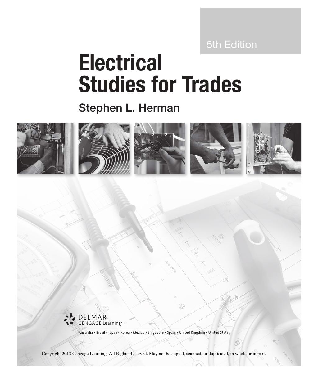 Preview page 5 of Electrical Studies for Trades By Stephen Herman eBook PDF