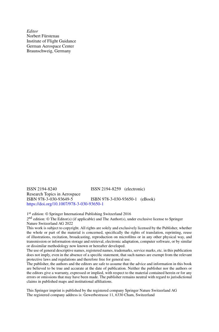 Preview page 5 of eBook Virtual and Remote Control Tower Research, Design, Development and Validation (Research Topics in Aerospace) Softc