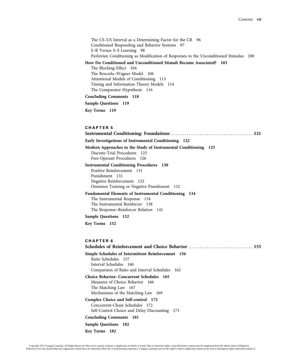 Preview page 9 of The Principles of Learning and Behavior, 7e Michael  Domjan eBook