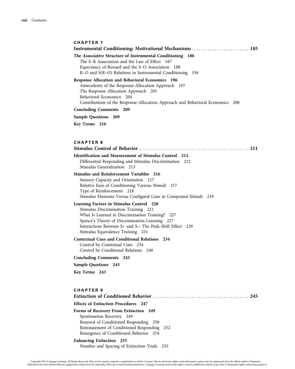 Preview page 10 of The Principles of Learning and Behavior, 7e Michael  Domjan eBook