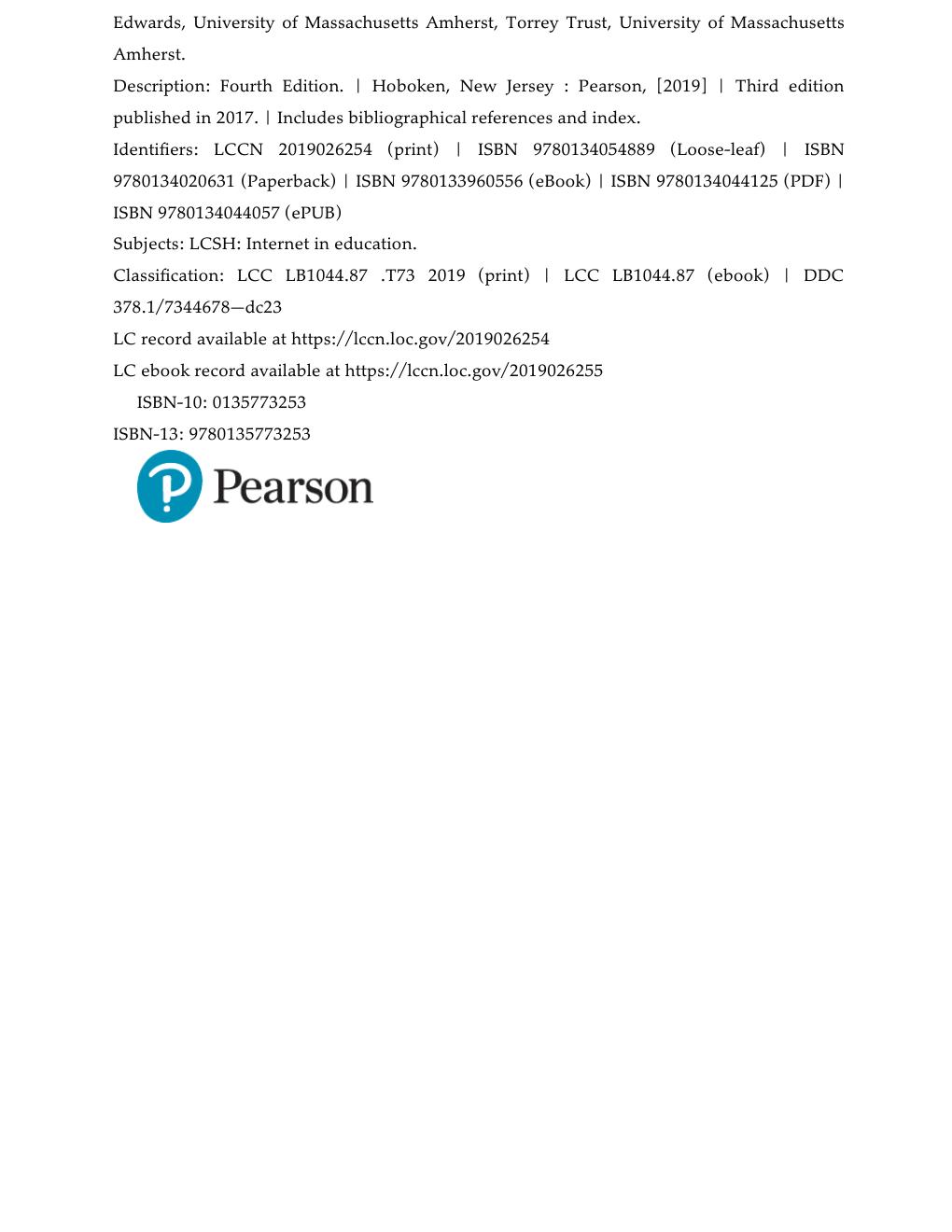 Preview page 3 of Transforming Learning with New Technologies, 4e, Robert Maloy,  Ruth-Ellen Verock,  Sharon Edwards, Torrey Trust eBook