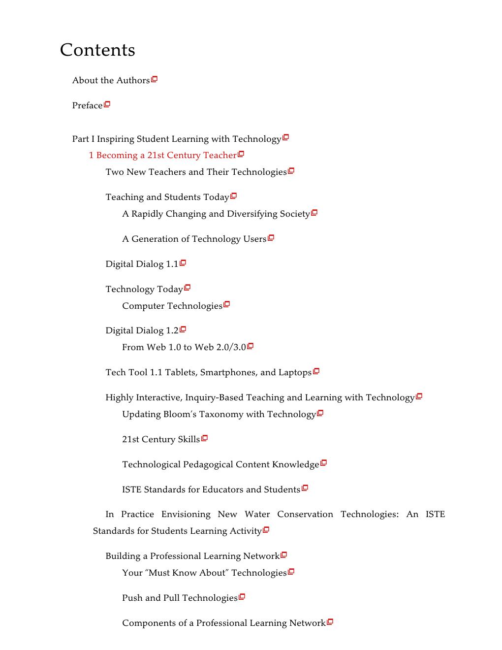 Preview page 10 of Transforming Learning with New Technologies, 4e, Robert Maloy,  Ruth-Ellen Verock,  Sharon Edwards, Torrey Trust eBook