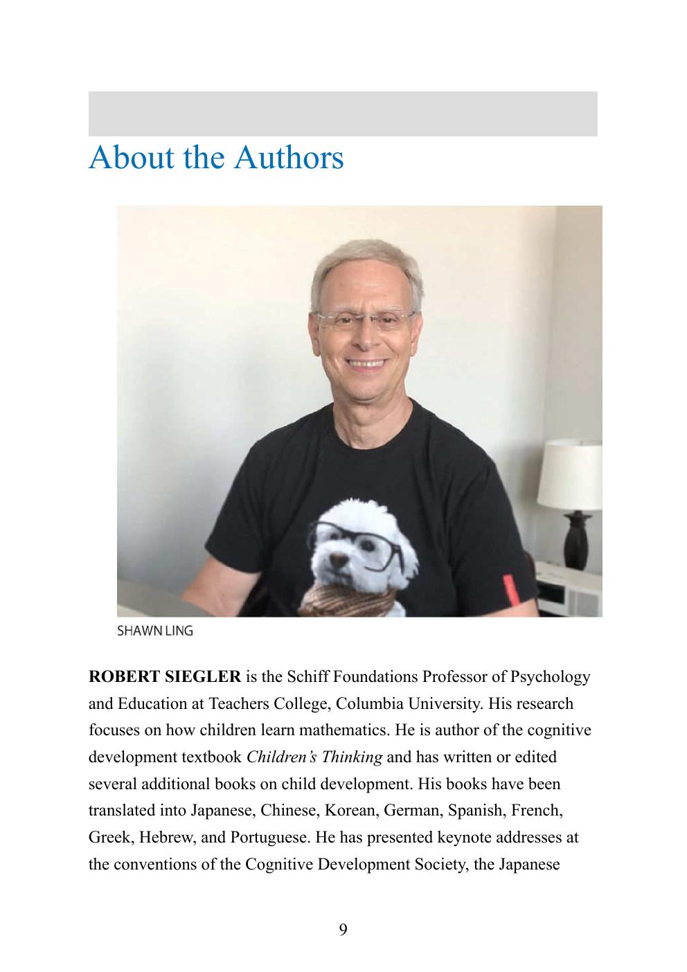 Preview page 10 of How Children Develop 6th Edition By Robert Siegler, Jenny R Saffran, Elizabeth T Gershoff