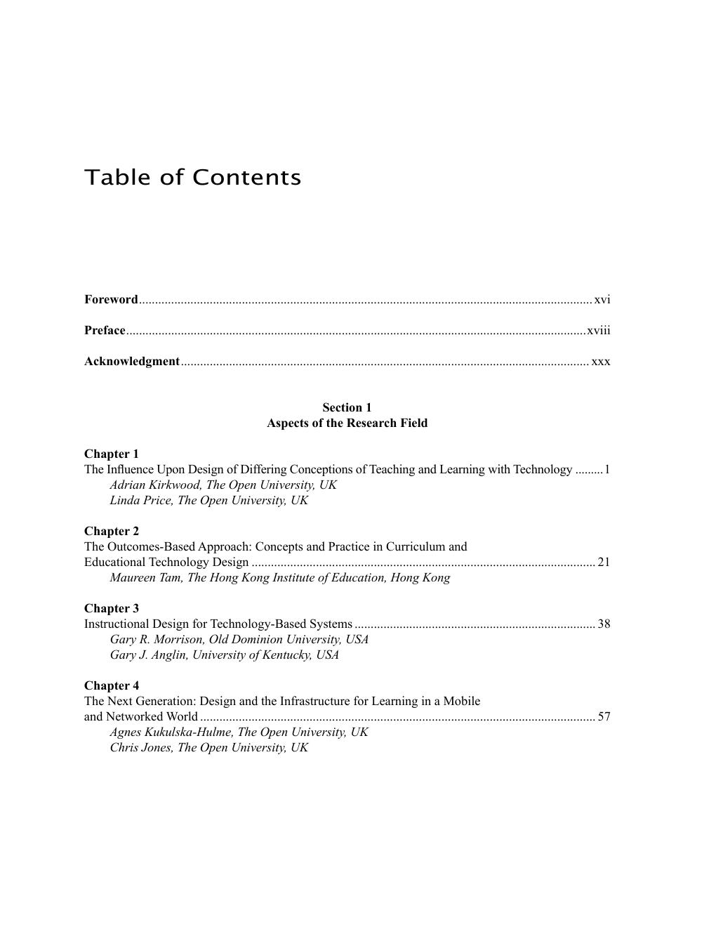 Preview page 5 of Informed Design of Educational Technologies in Higher Education Enhanced Learning and Teaching By Anders D. Olofsson