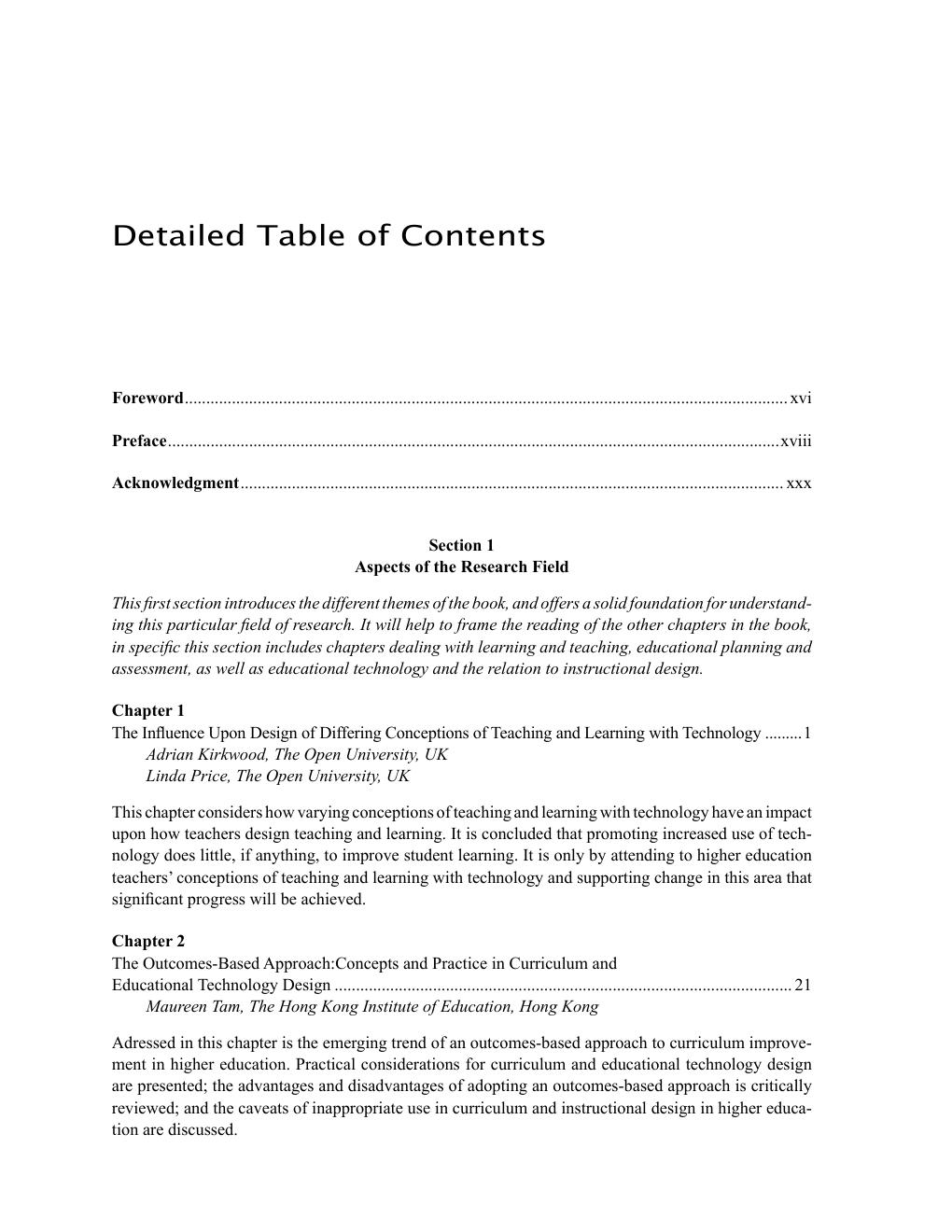 Preview page 9 of Informed Design of Educational Technologies in Higher Education Enhanced Learning and Teaching By Anders D. Olofsson