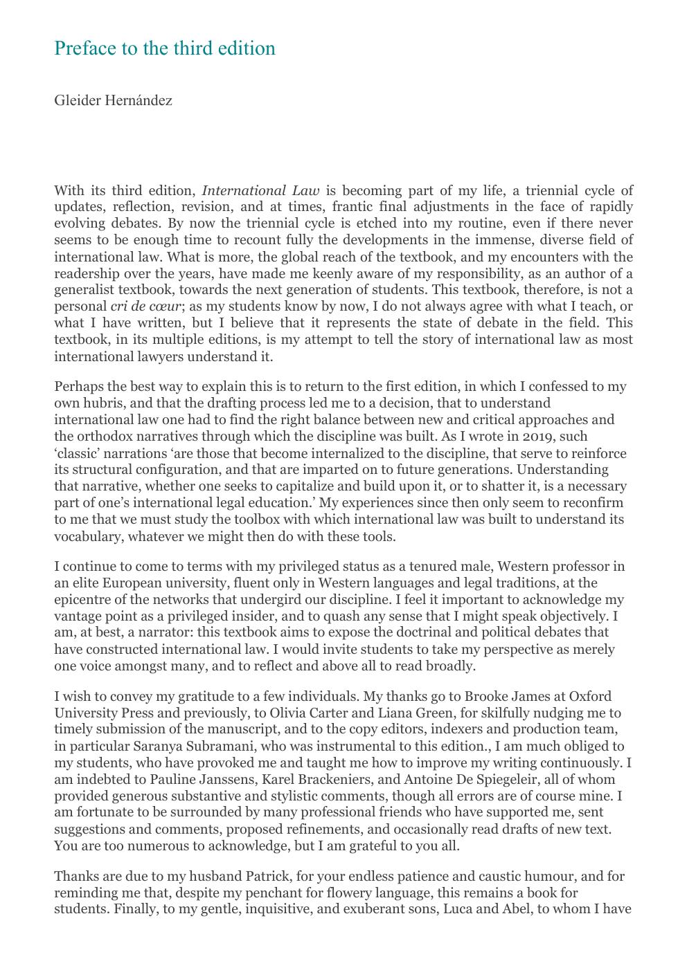 Preview page 6 of International Law 3rd Edition By Gleider Hernández