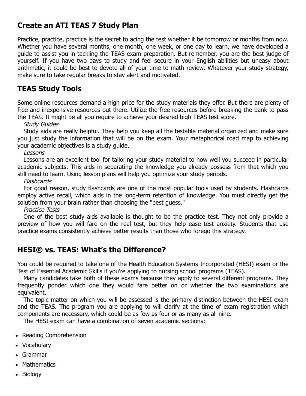 Preview page 9 of ATI Teas 7 Study Guide A Comprehensive Study Guide for the 7th Edition with 4 Full-Length Practice Exams + 2000 Question