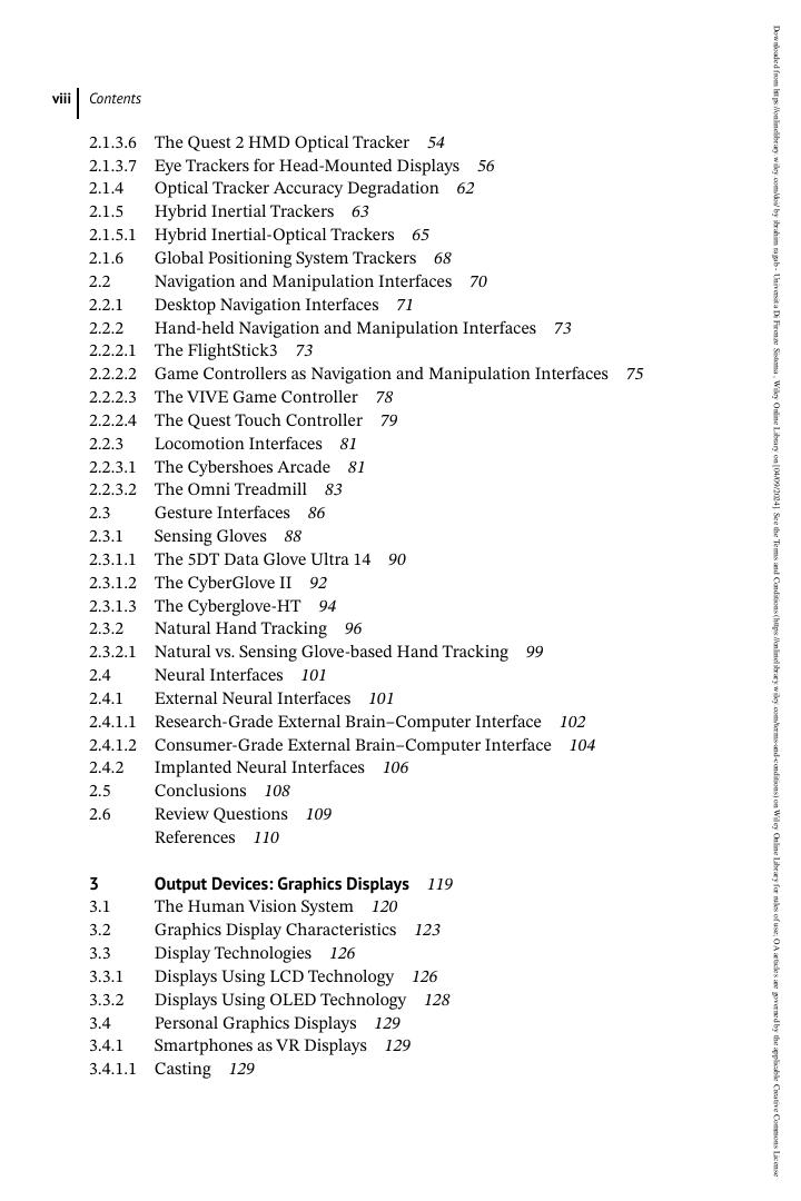 Preview page 8 of eBook Virtual Reality Technology 3rd Edition By Grigore C. Burdea , Philippe Coiffet