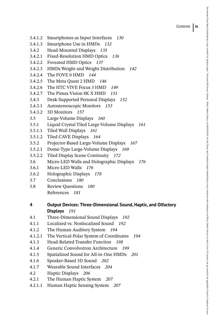 Preview page 9 of eBook Virtual Reality Technology 3rd Edition By Grigore C. Burdea , Philippe Coiffet