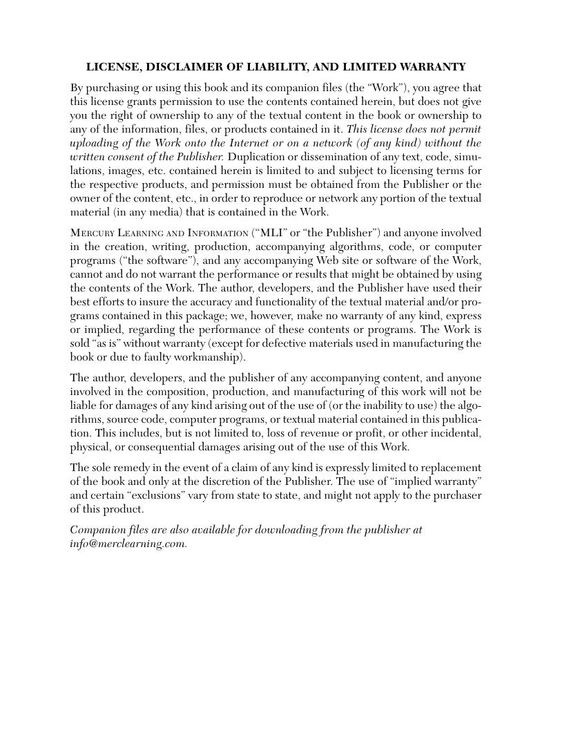 Preview page 3 of Bash for Data Scientists 1st Edition By Oswald Campesato ISBN: 9781683929734