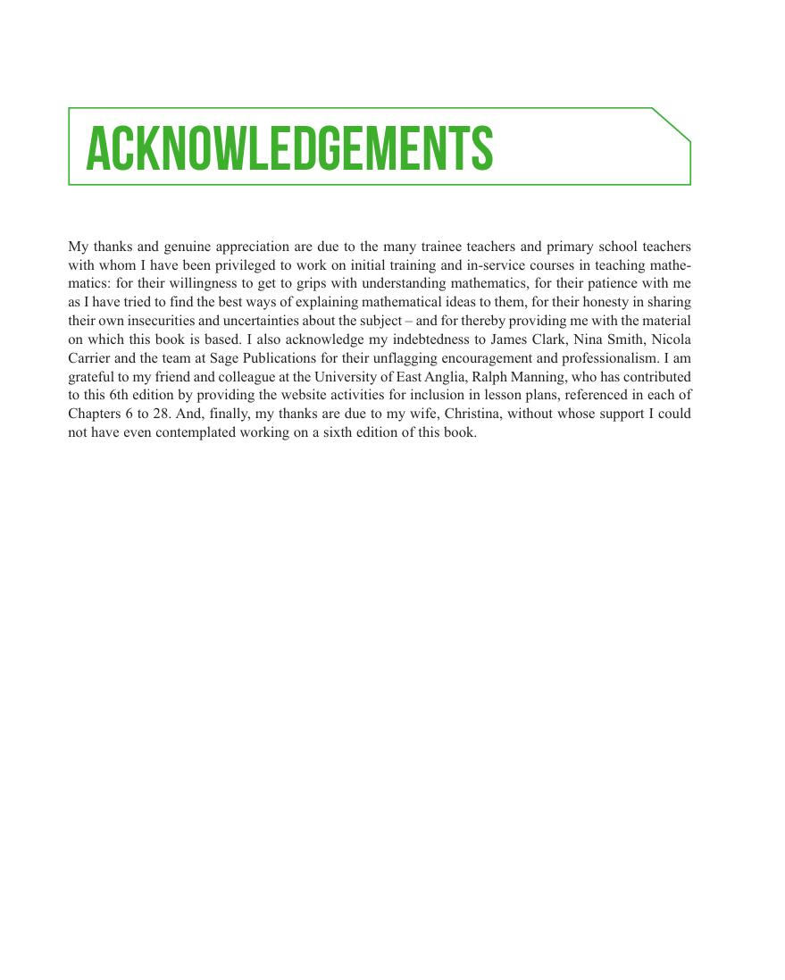 Preview page 10 of Mathematics Explained for Primary Teachers 6th Edition By Derek Haylock Ralph Manning