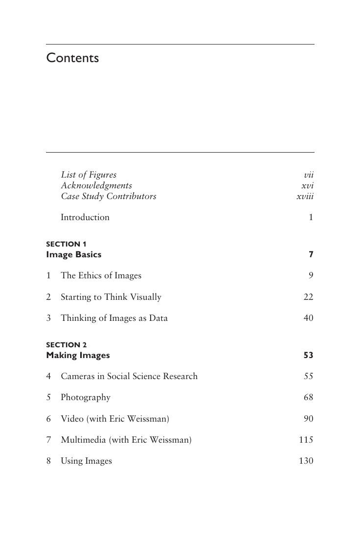 Preview page 6 of eBook Visual Research A Concise Introduction to Thinking Visually  2nd Edition By Jerome W. Crowder, Jonathan S. Marion