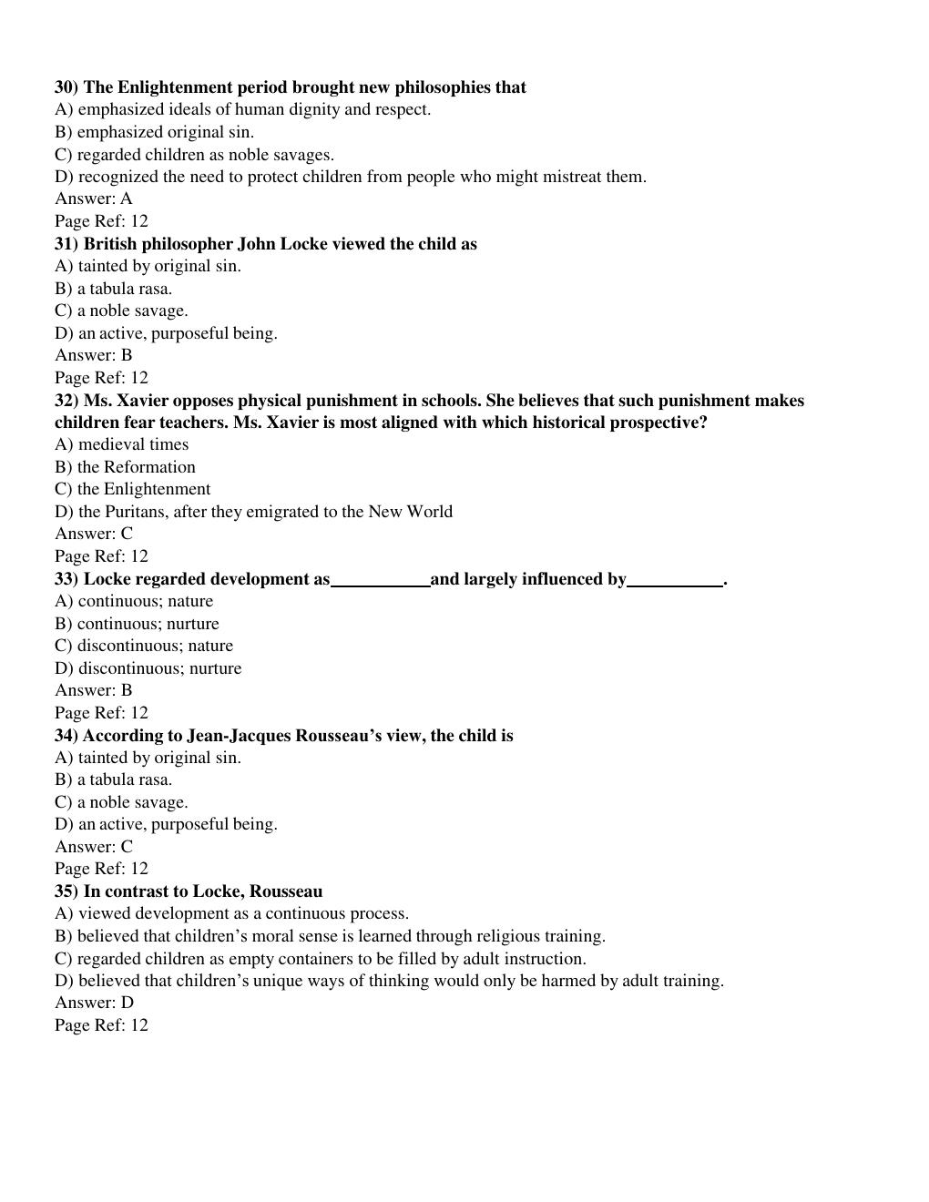 Preview page 8 of Test Bank For Child  Development 9th Edition  by Laura E. Berk LATEST 2026-2027