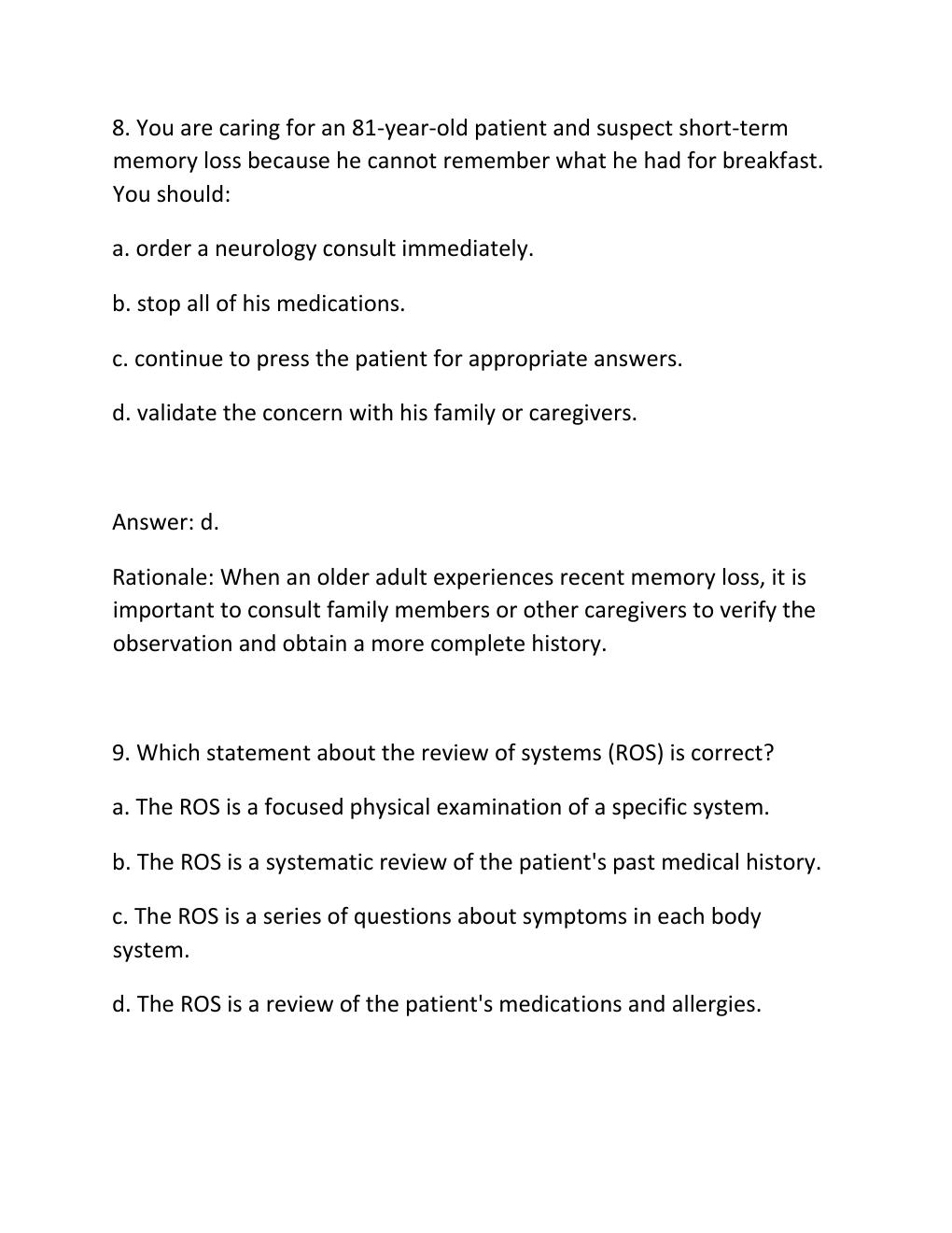 Preview page 6 of Seidel's Guide to Physical Examination 9th Edition — Ball Test Bank Complete Practice Test.
